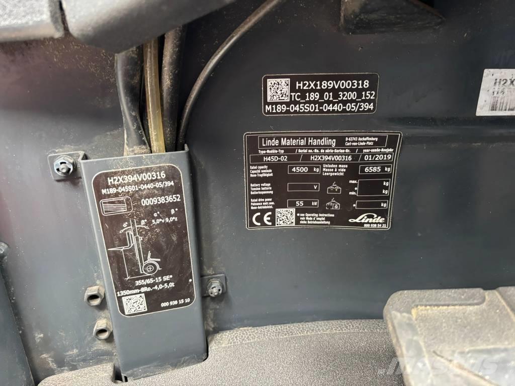 Linde H45D-02 EVO Dizelski viličarji