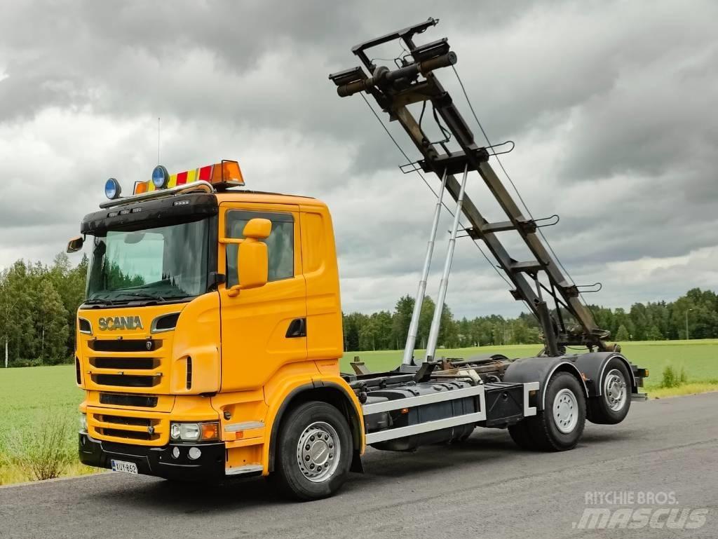 Scania R 500 Razstavljivi tovornjaki z žičnimi dvigali