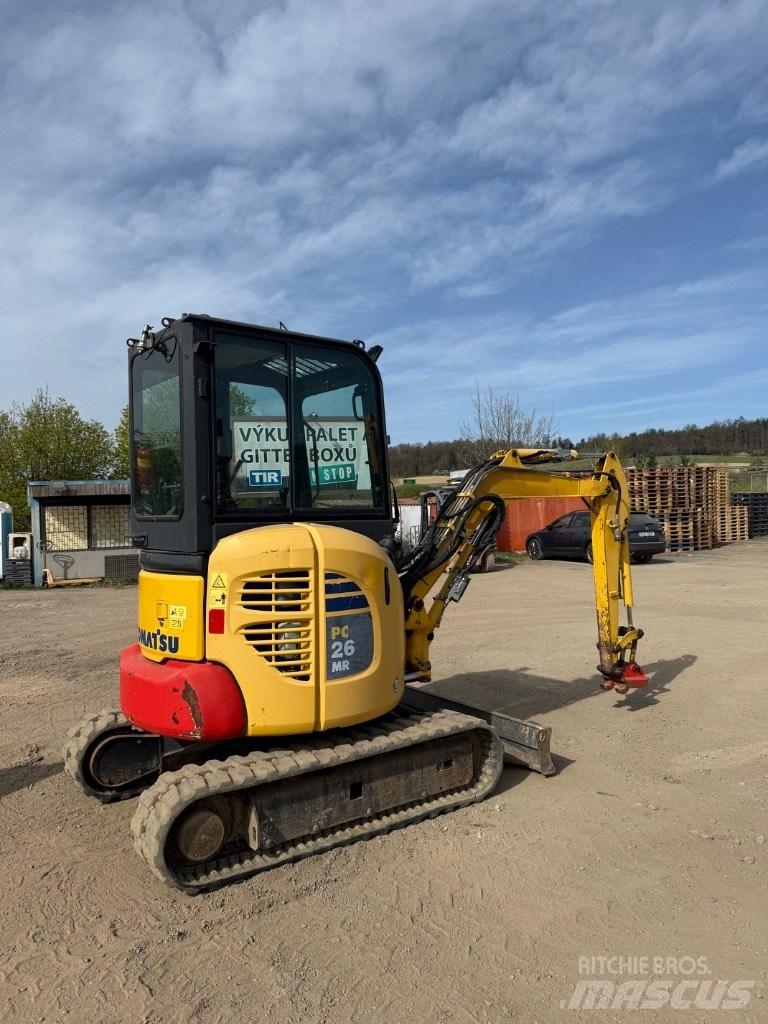 Komatsu PC 26 MR Mini bagri <7t