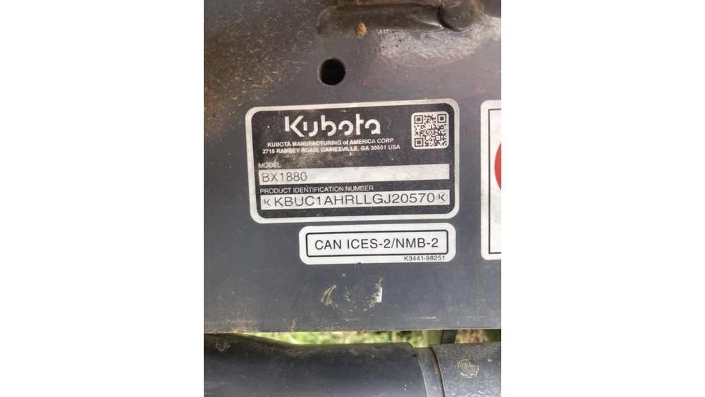Kubota BX 1880 Traktorji