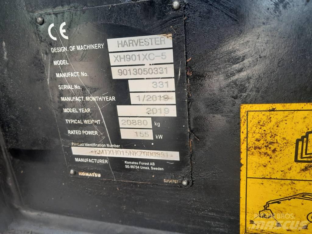 Komatsu 901 XC Harvesterji