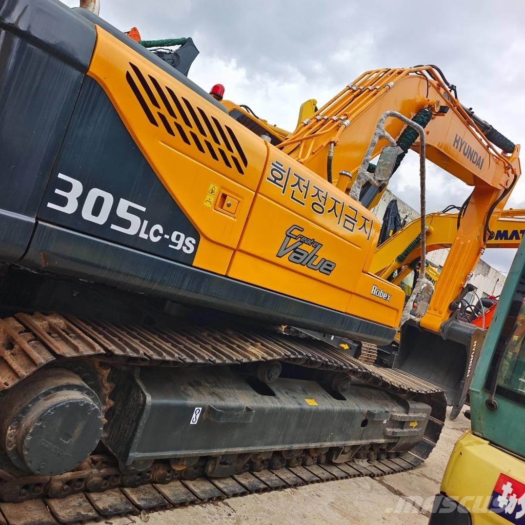 Hyundai 305LC Bagri goseničarji