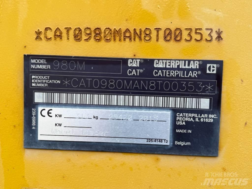 CAT 980 M Kolesni nakladalci