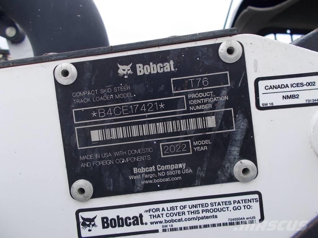 Bobcat T76 Skid steer mini nakladalci