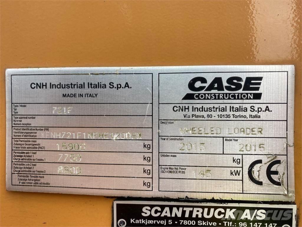 CASE 721F Kolesni nakladalci