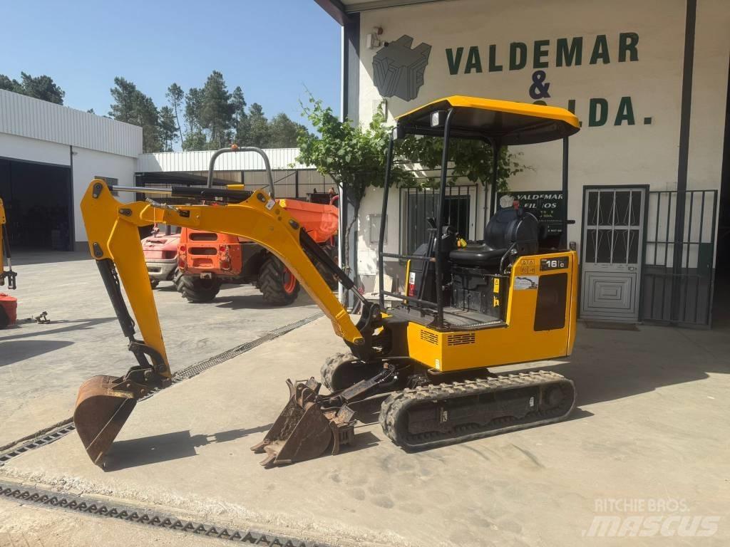 JCB 16 C-1, 740h Mini bagri <7t