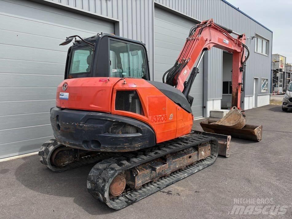 Kubota KX 080-4 Midi bagri 7t – 12t