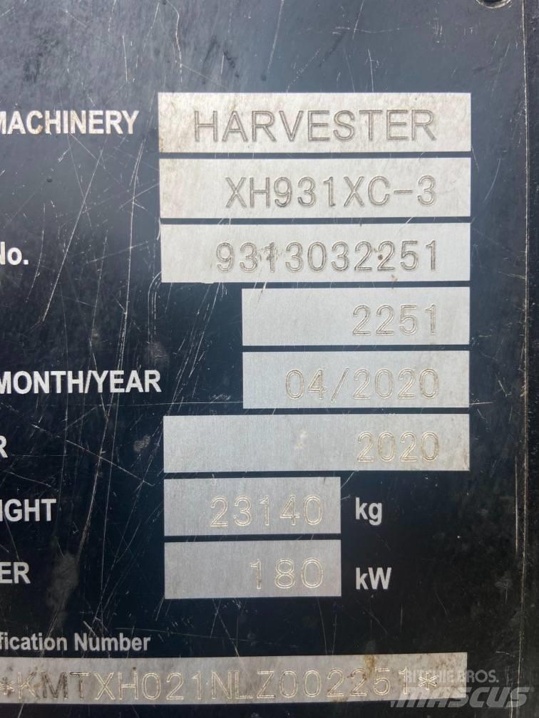 Komatsu 931XC Harvesterji