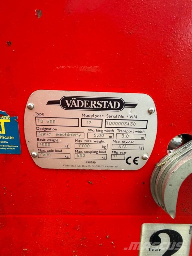 Väderstad TD500 Kultivatorji