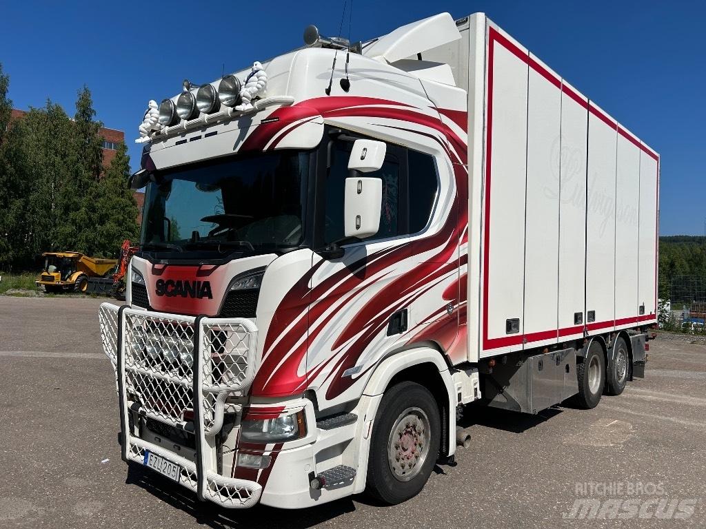 Scania R 650 6x2 Tovornjaki zabojniki