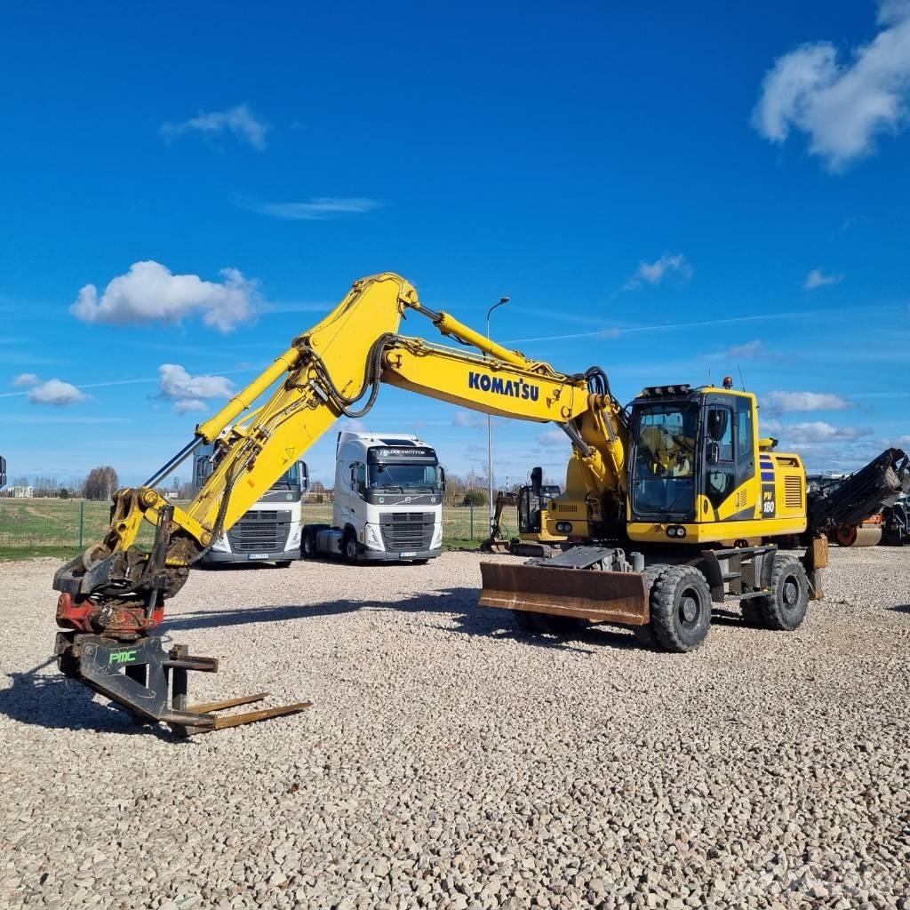 Komatsu PW180 - 11E0 Bagri na kolesih