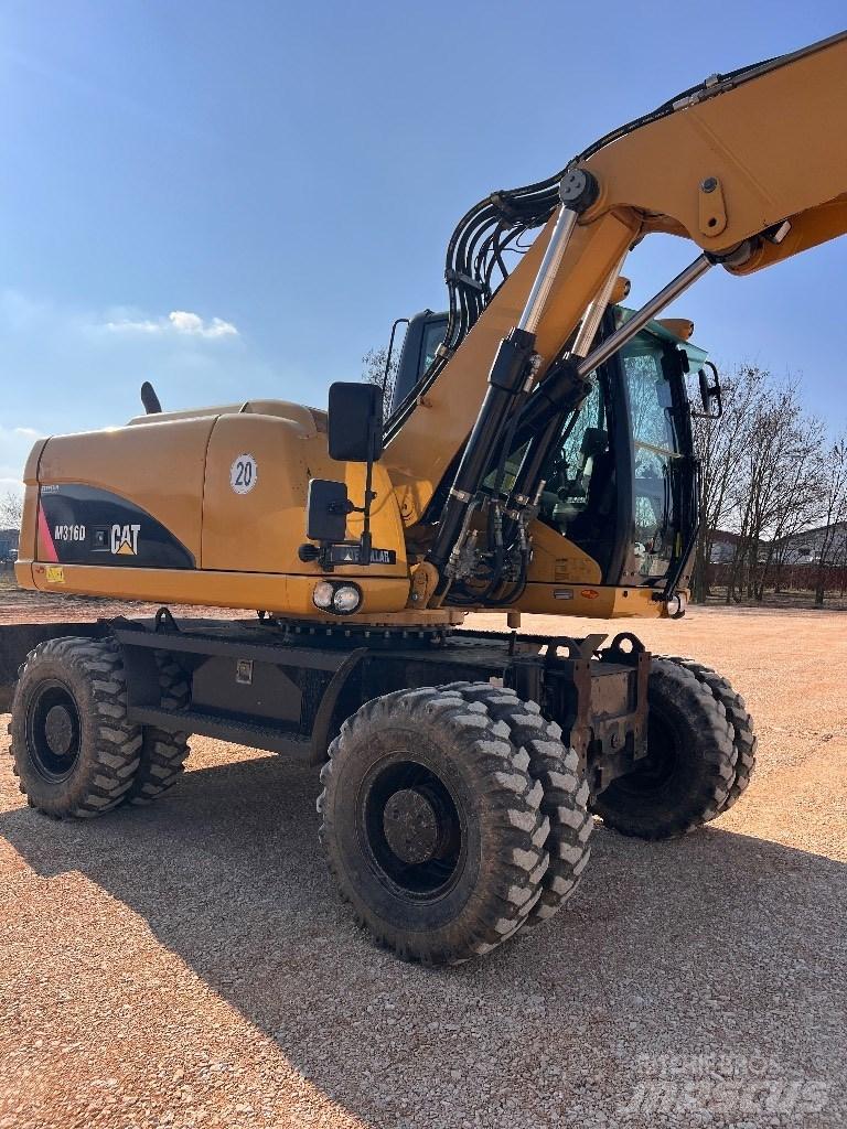 CAT 316D Bagri na kolesih