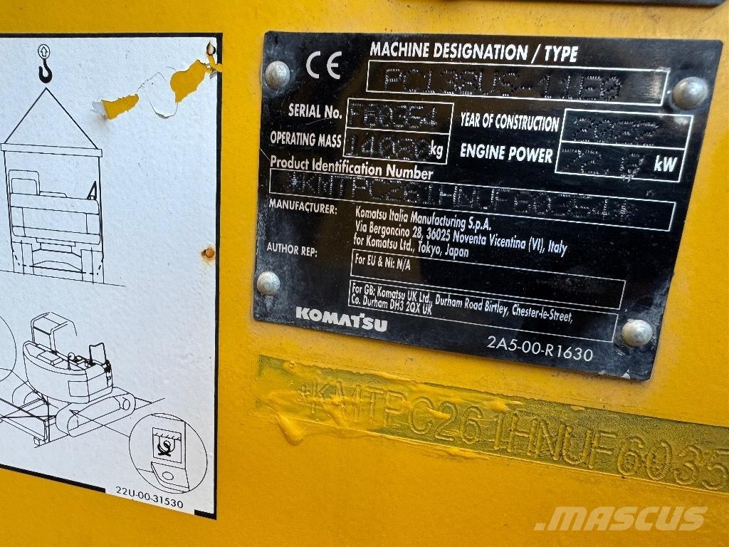 Komatsu PC 138 US-11 Bagri goseničarji