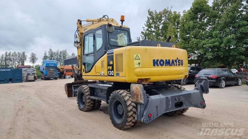 Komatsu PW 130-7K Bagri na kolesih
