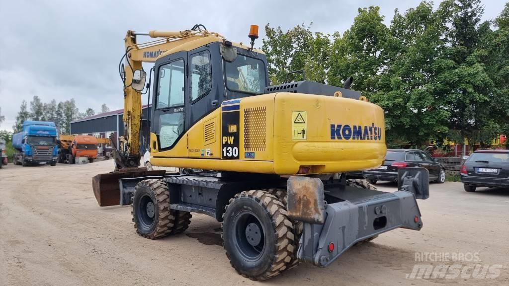 Komatsu PW 130-7K Bagri na kolesih