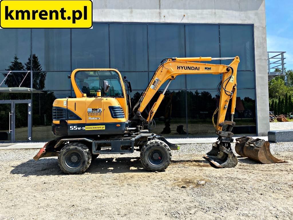 Hyundai Robex 55-9 A Bagri na kolesih