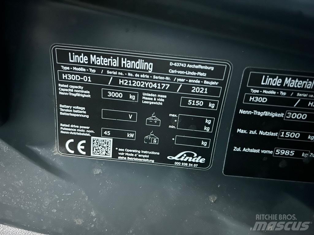 Linde H30D/1202 Dizelski viličarji