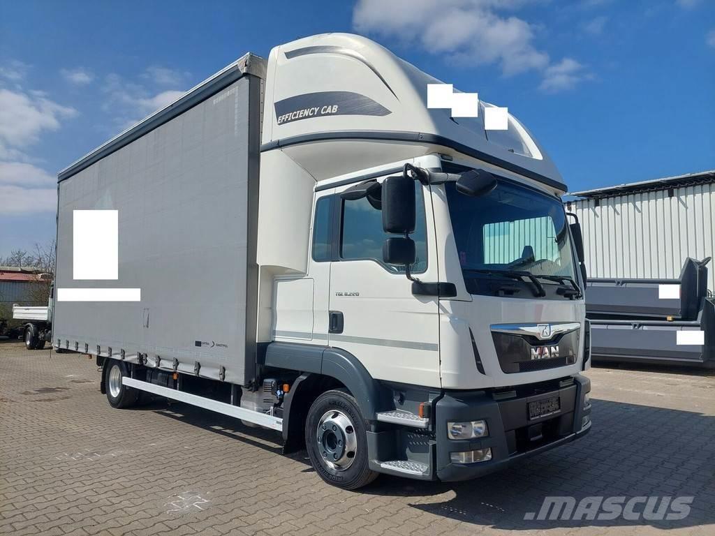 MAN TGL 8.220 Tovornjaki s ponjavo