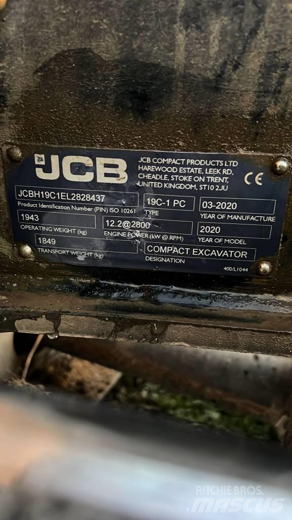 JCB 19 C-1 Mini bagri <7t