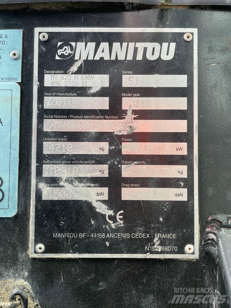 Manitou MT 625 H Teleskopski viličarji