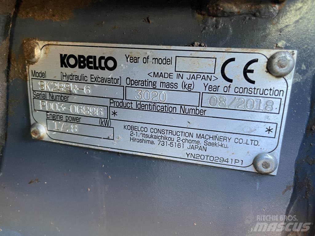 Kobelco SK 28 SR Mini bagri <7t