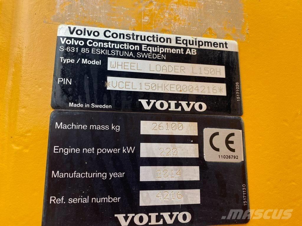 Volvo L 150 H Kolesni nakladalci