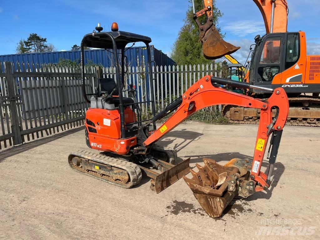 Kubota U 17-3 Mini bagri <7t