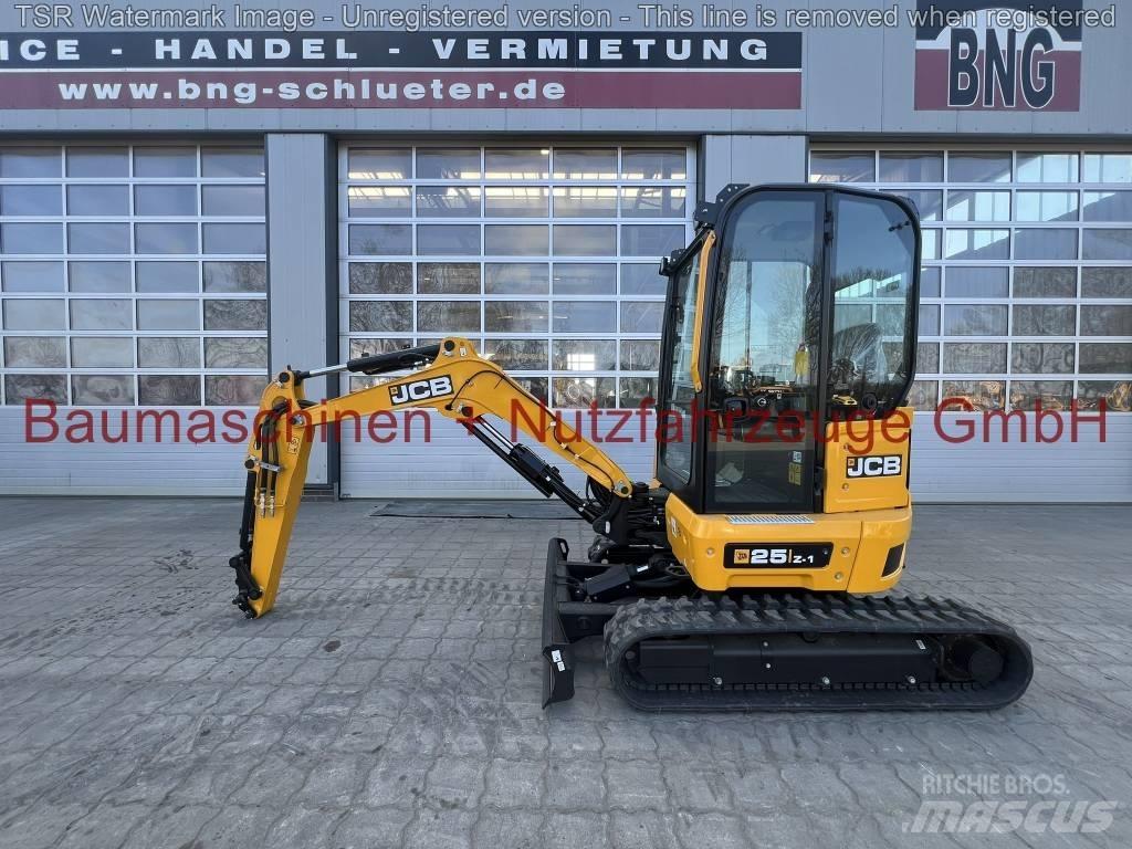JCB 25Z -werkneu- Mini bagri <7t