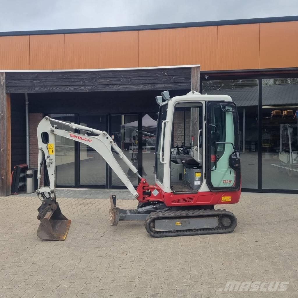 Takeuchi TB 216 Mini bagri <7t