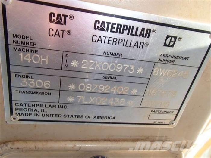 CAT 140 H Grederji