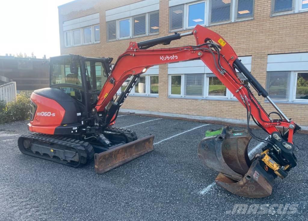 Kubota KX 060-5 Mini bagri <7t