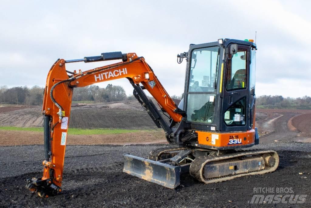 Hitachi ZX33U-6 Mini bagri <7t
