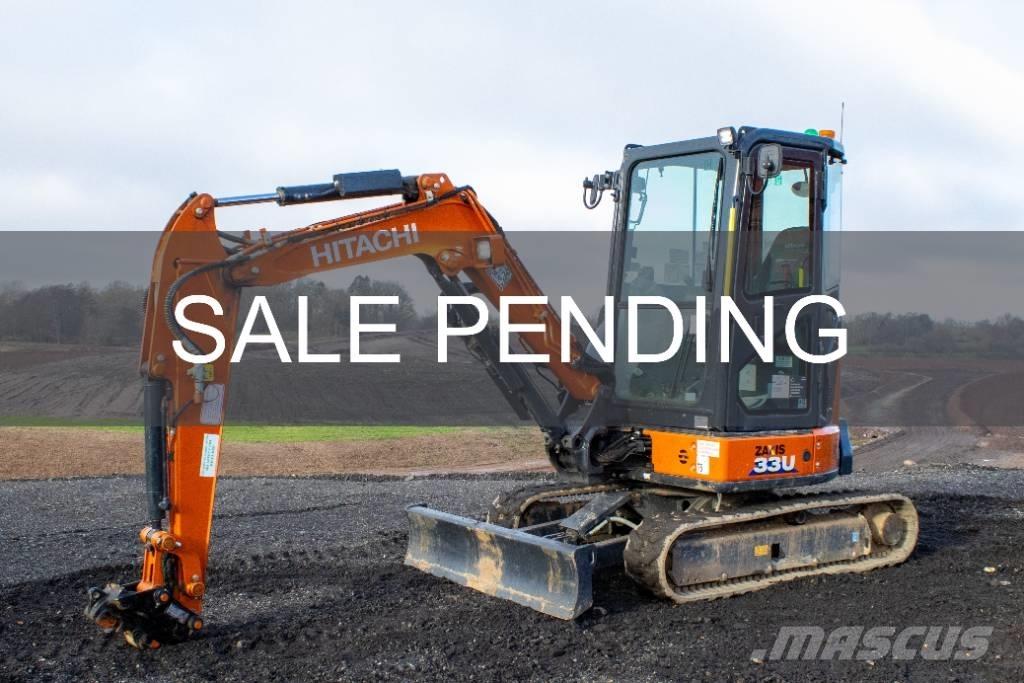 Hitachi ZX33U-6 Mini bagri <7t