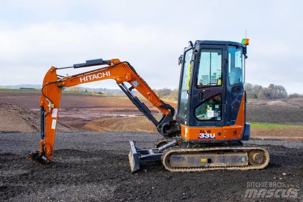 Hitachi ZX33U-6 Mini bagri <7t