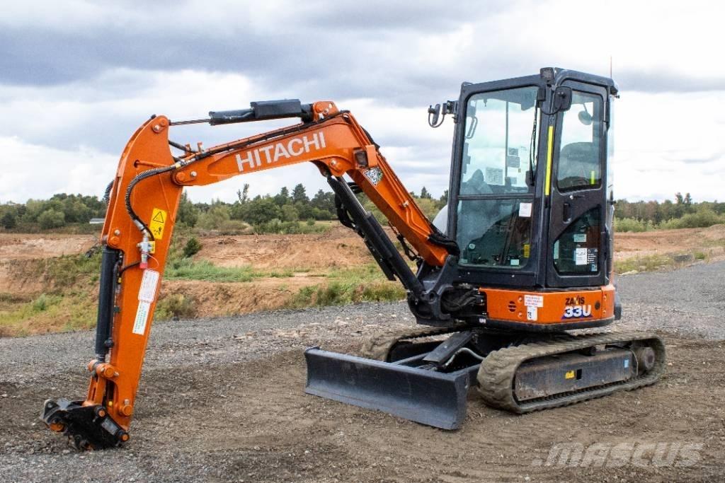 Hitachi ZX33U-6 Mini bagri <7t
