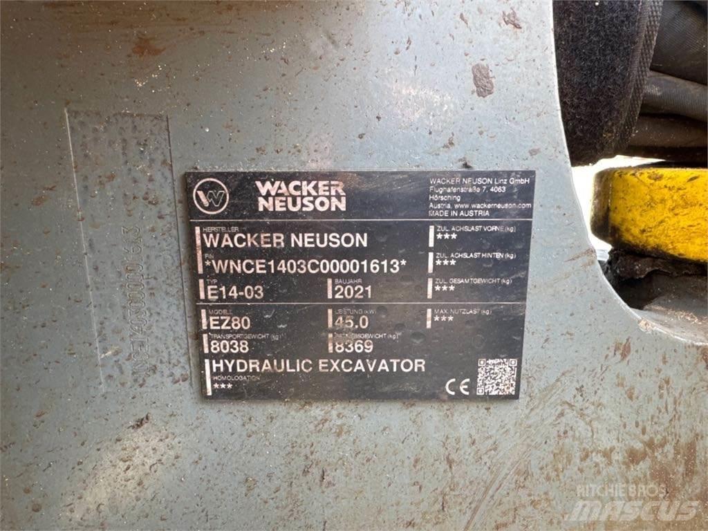 Wacker Neuson EZ80 Bagri goseničarji