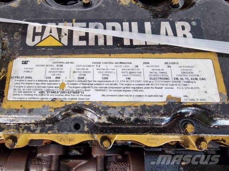 CAT 3126B Motorji