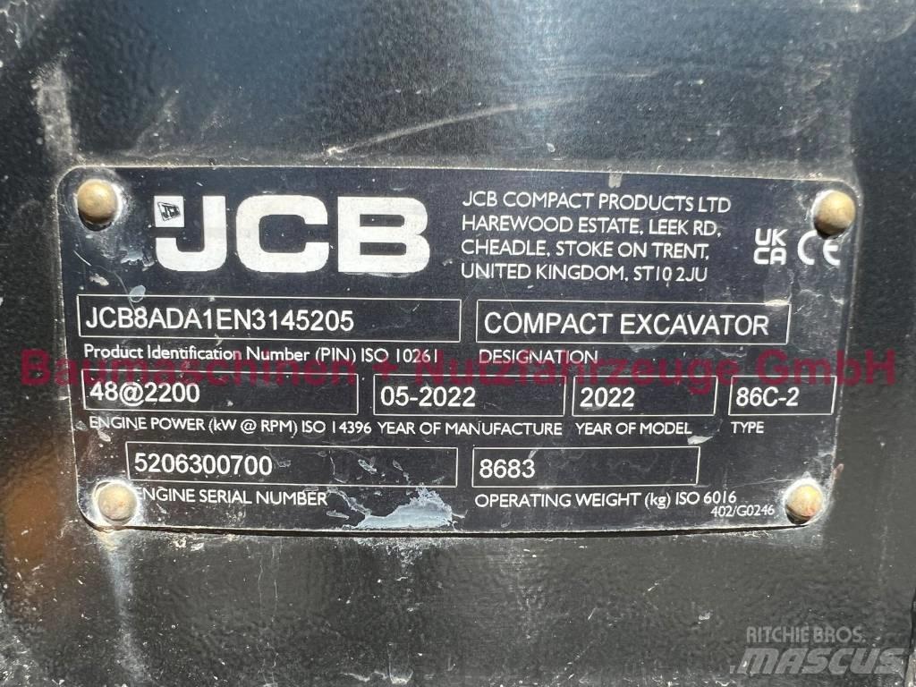 JCB 86C-2 Mono -Demo- Midi bagri 7t – 12t