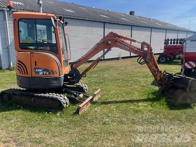 Doosan DX 27 Z Mini bagri <7t