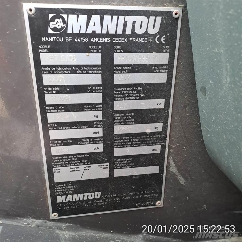 Manitou 2150MRT Teleskopski viličarji