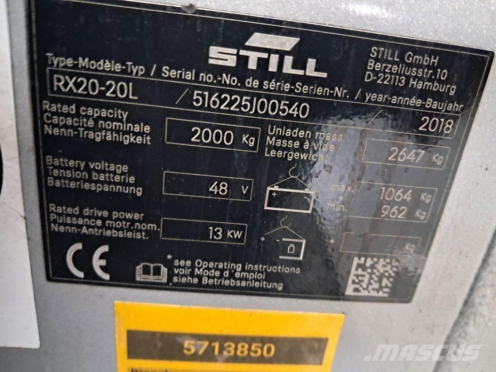 Still RX20-20L Električni viličarji