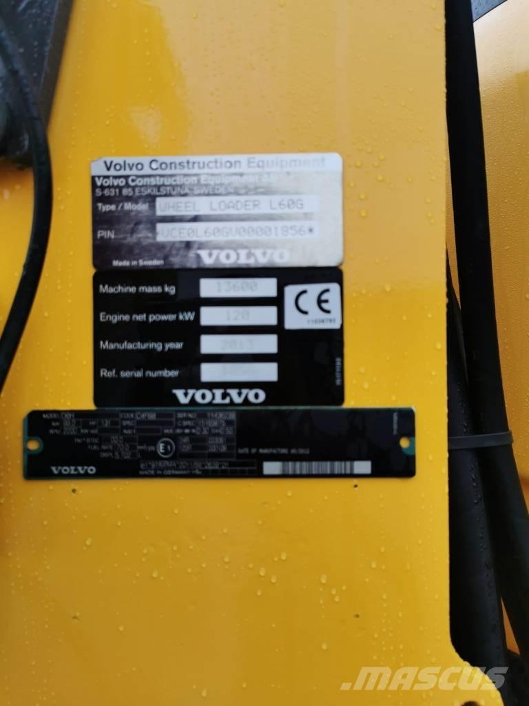 Volvo L60G Kolesni nakladalci