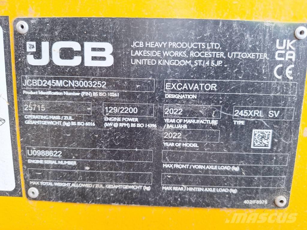 JCB 245 XR LC Bagri goseničarji