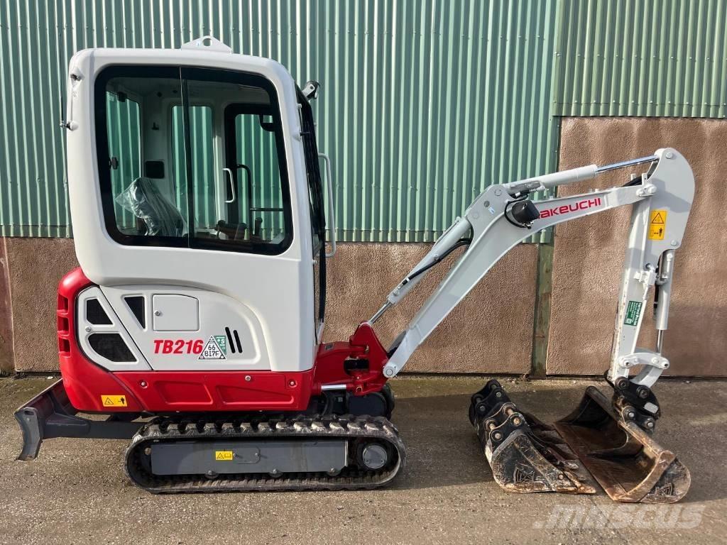 Takeuchi TB 216 A Mini bagri <7t