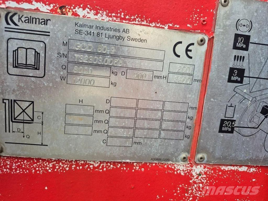 Kalmar Gcd 80-9 Plinski viličarji