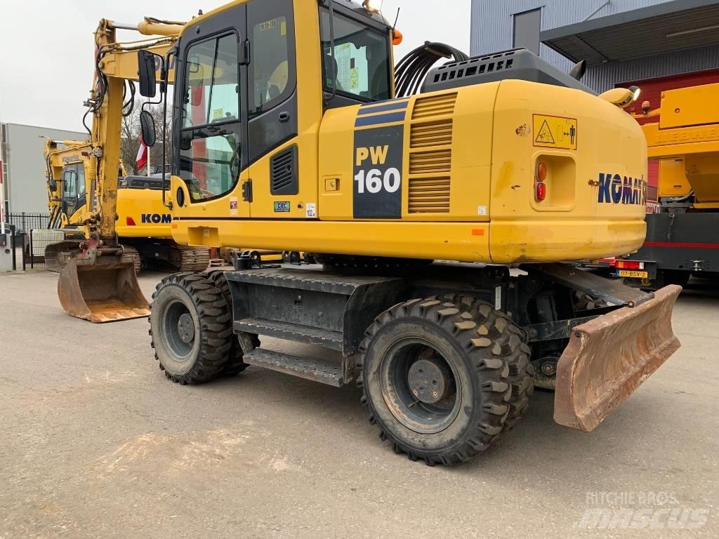 Komatsu PW 160 Bagri na kolesih