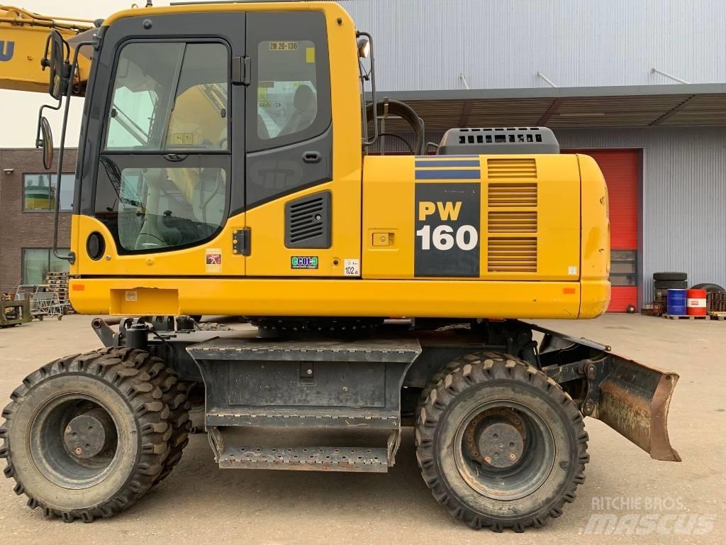 Komatsu PW 160 Bagri na kolesih