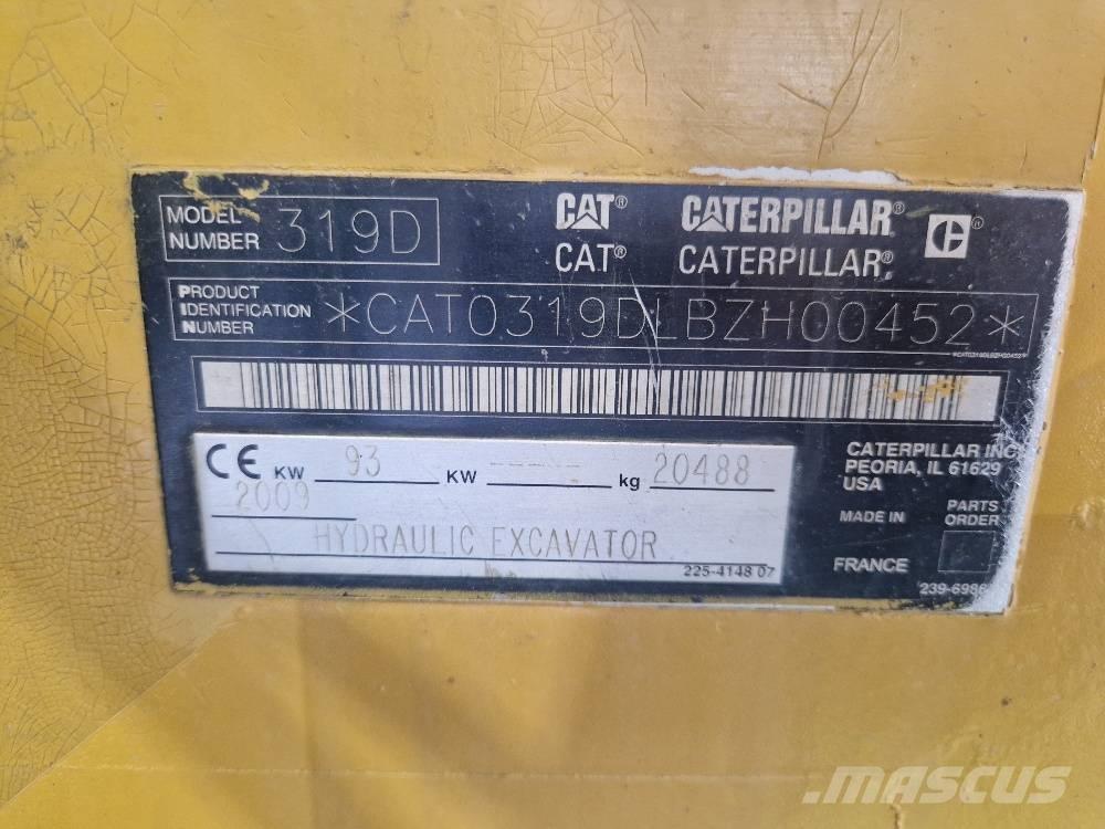 CAT 319D Bagri goseničarji