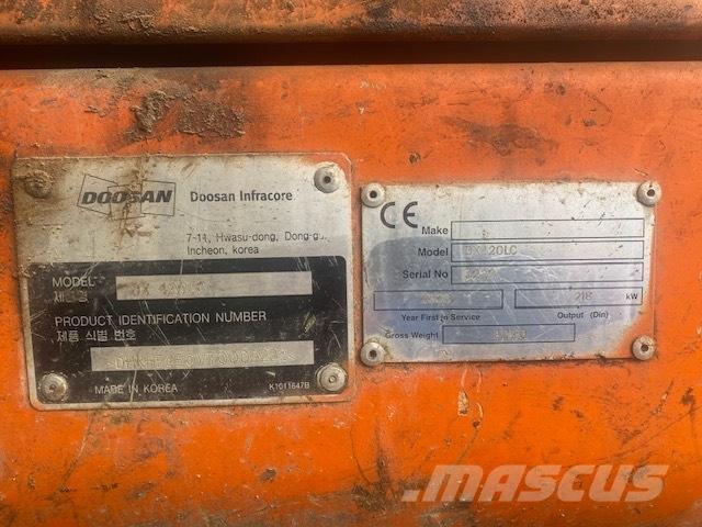 Doosan DX 420 LC Bagri goseničarji