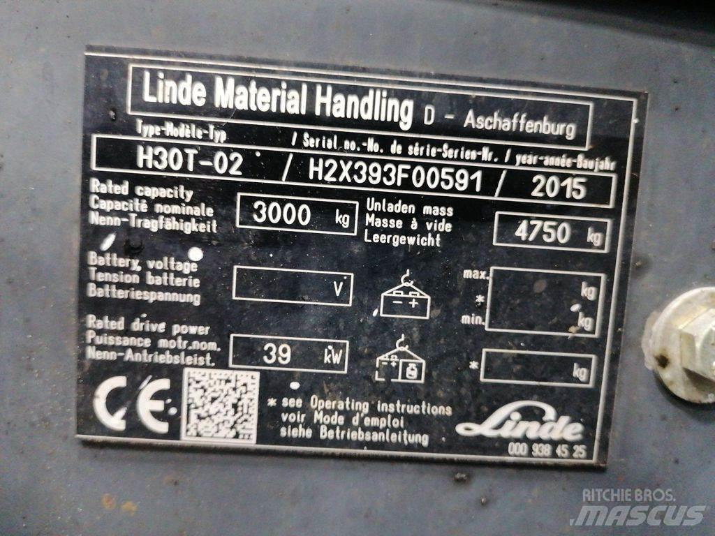 Linde H30T-02 Plinski viličarji